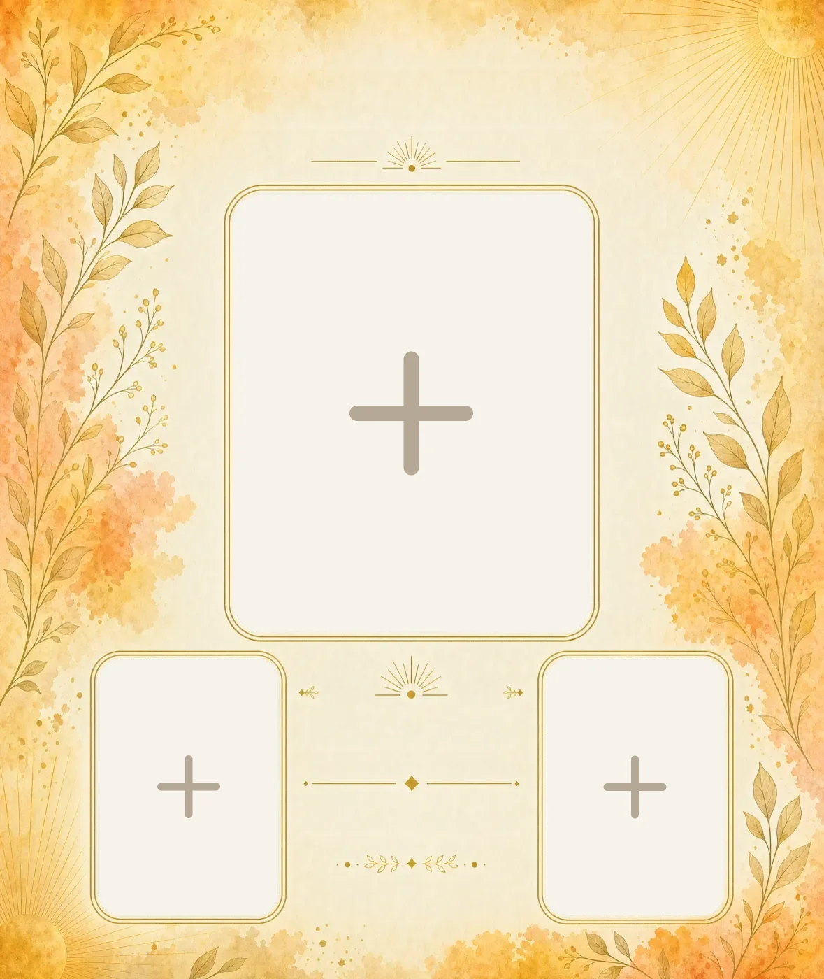 Golden Memory Garden design