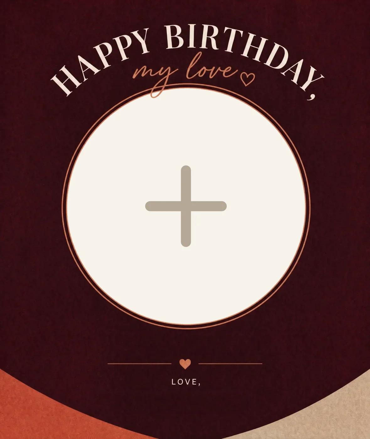 Birthday Love Note design